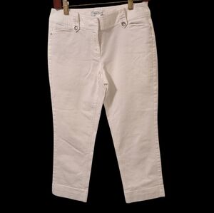 White House Black Market Cropped Pants sz 4